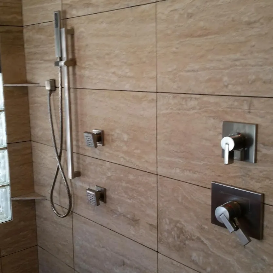 Shower fixture installation for Frozen Pipe Repair in Stanford